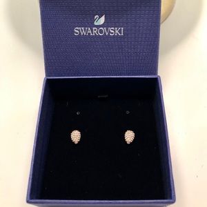 Swarovski Rose Gold Stud Earrings
